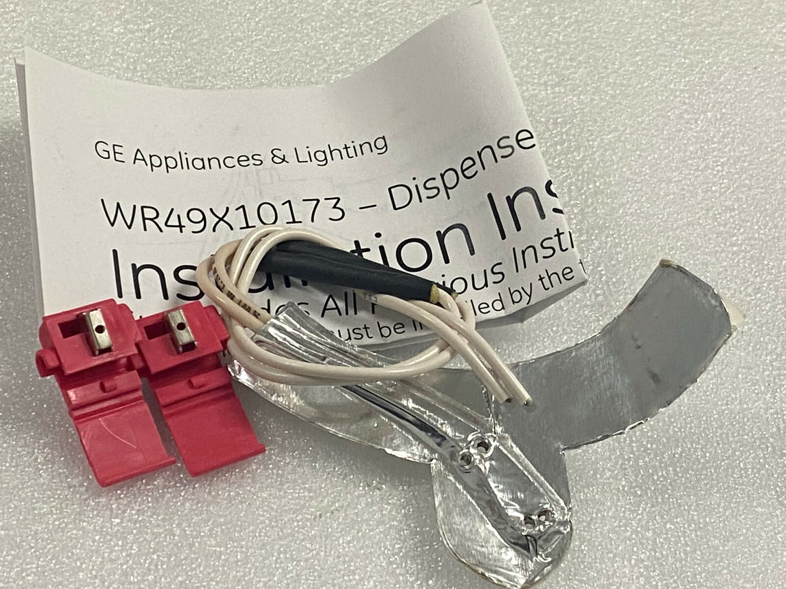 New Genuine OEM GE Dispenser Water Tube Heater WR49X10173