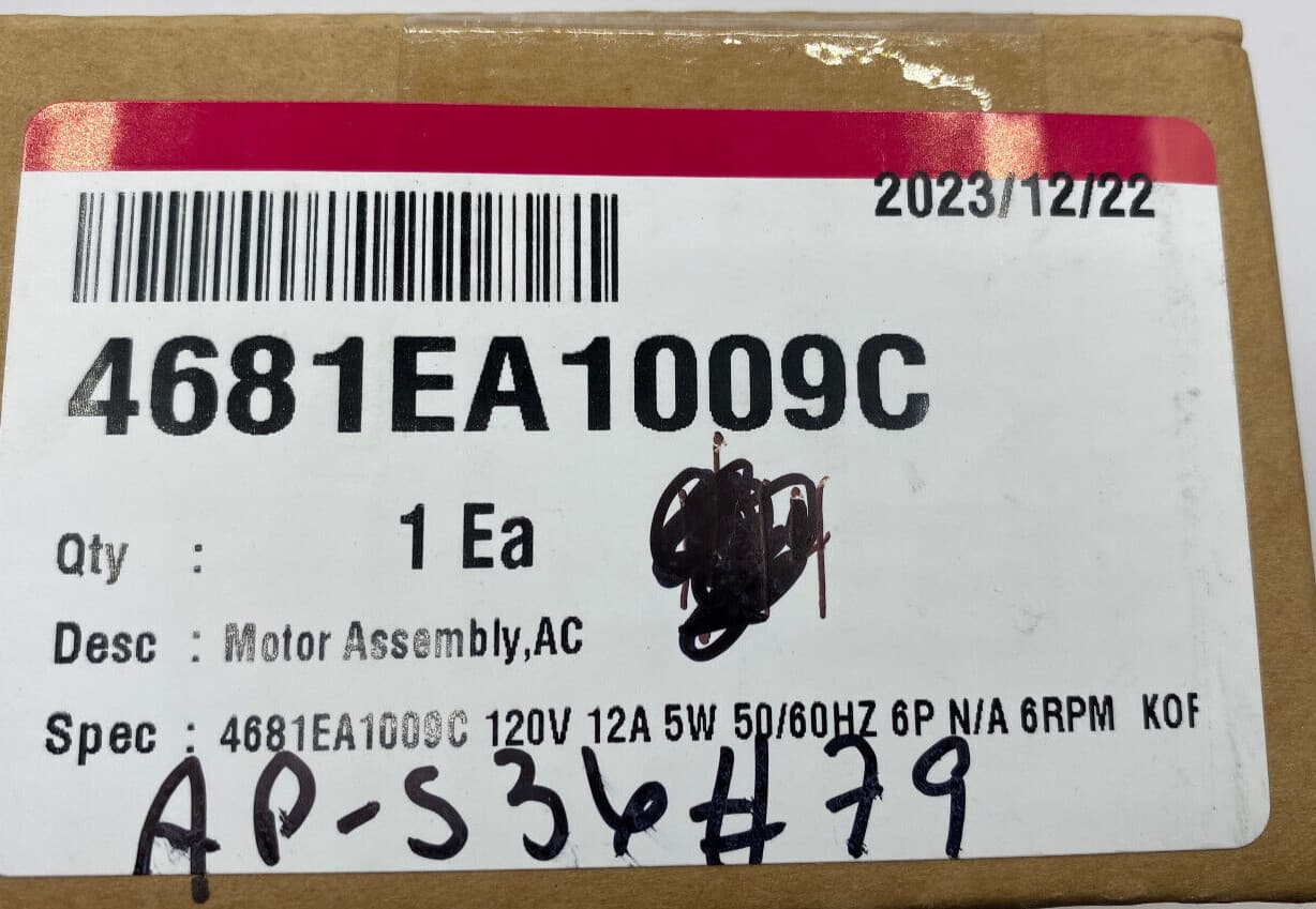 New Genuine OEM LG Washer Motor Clutch Assembly 4681EA1009C — thumbnail 4