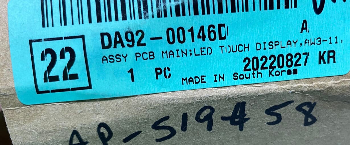 Genuine OEM Samsung Refrigerator Control Board DA92-00146D — thumbnail 3