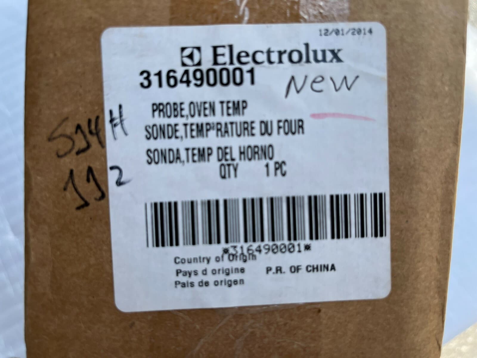 New Genuine Electrolux Range Oven Temperature Sensor 316490001 — thumbnail 6