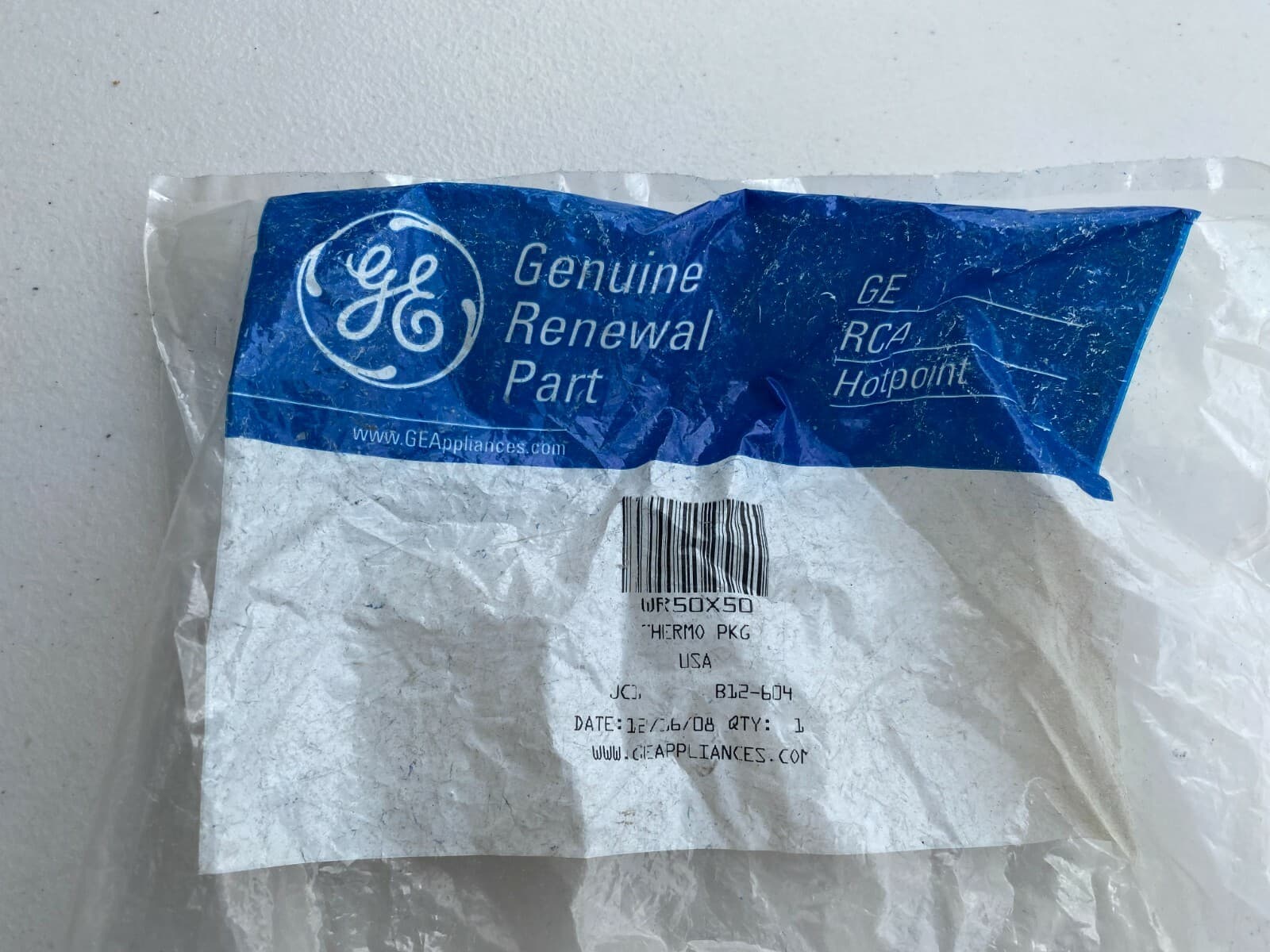 New Genuine OEM GE  Refrigerator Defrost Thermostat  WR50X55 — thumbnail 5