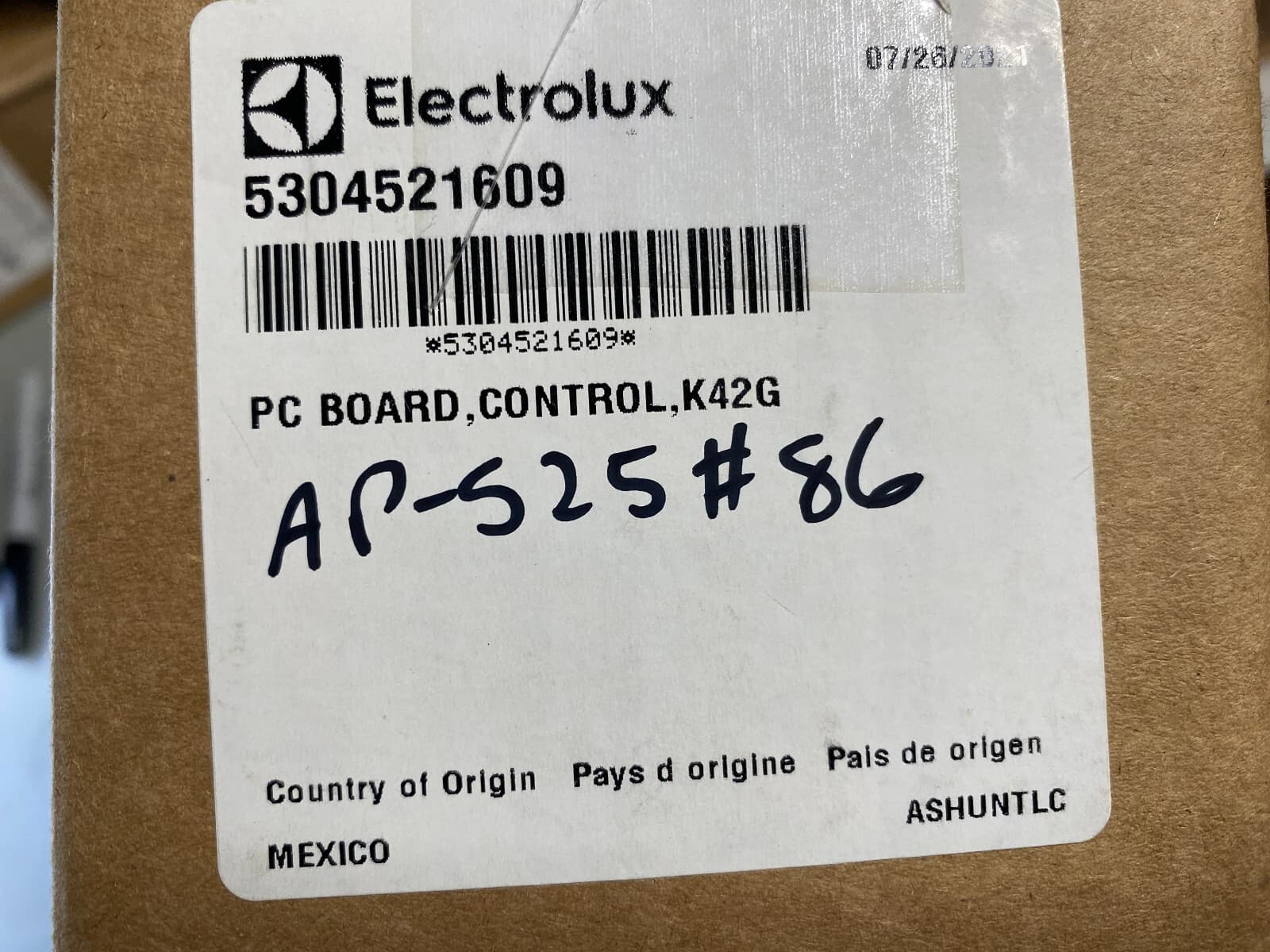 New Genuine OEM Frigidaire Dishwasher  Control Board 5304521609 — thumbnail 4