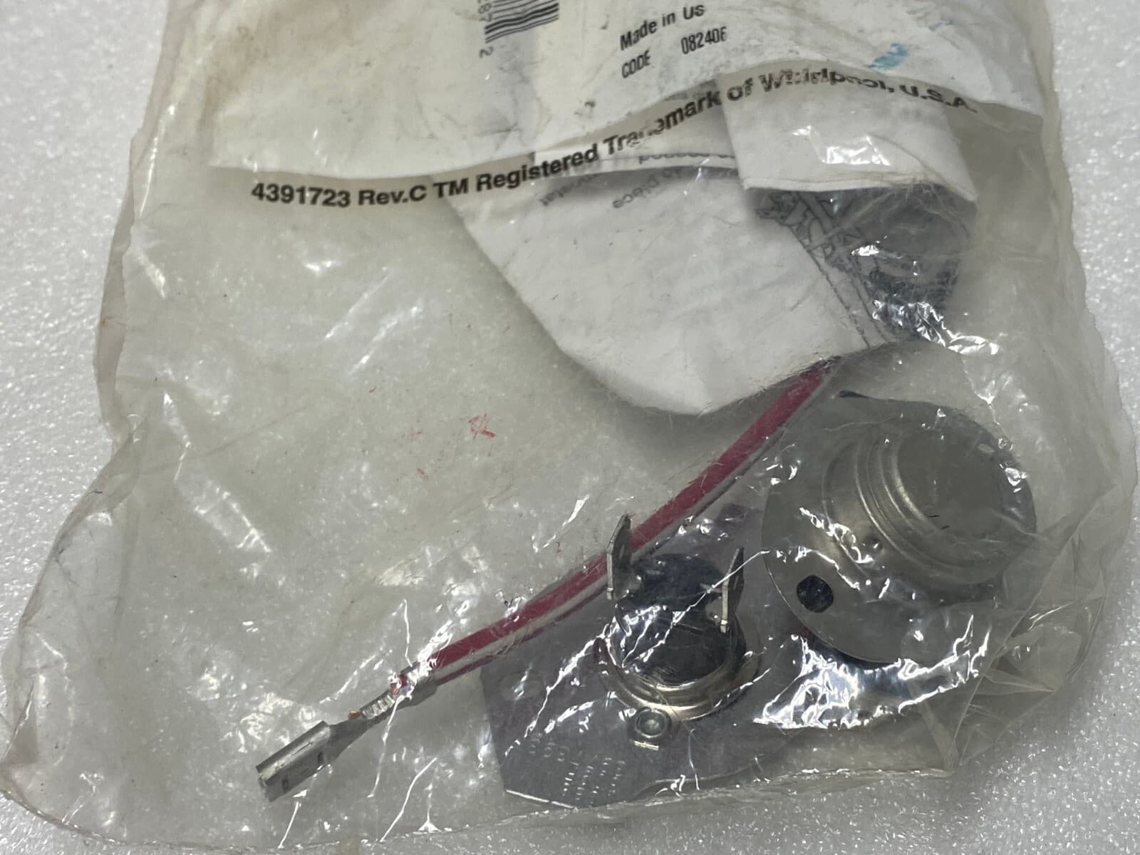 279816  OEM Whirlpool  Dryer Thermal Fuse & Thermostat Kit NEW Genuine — thumbnail 6