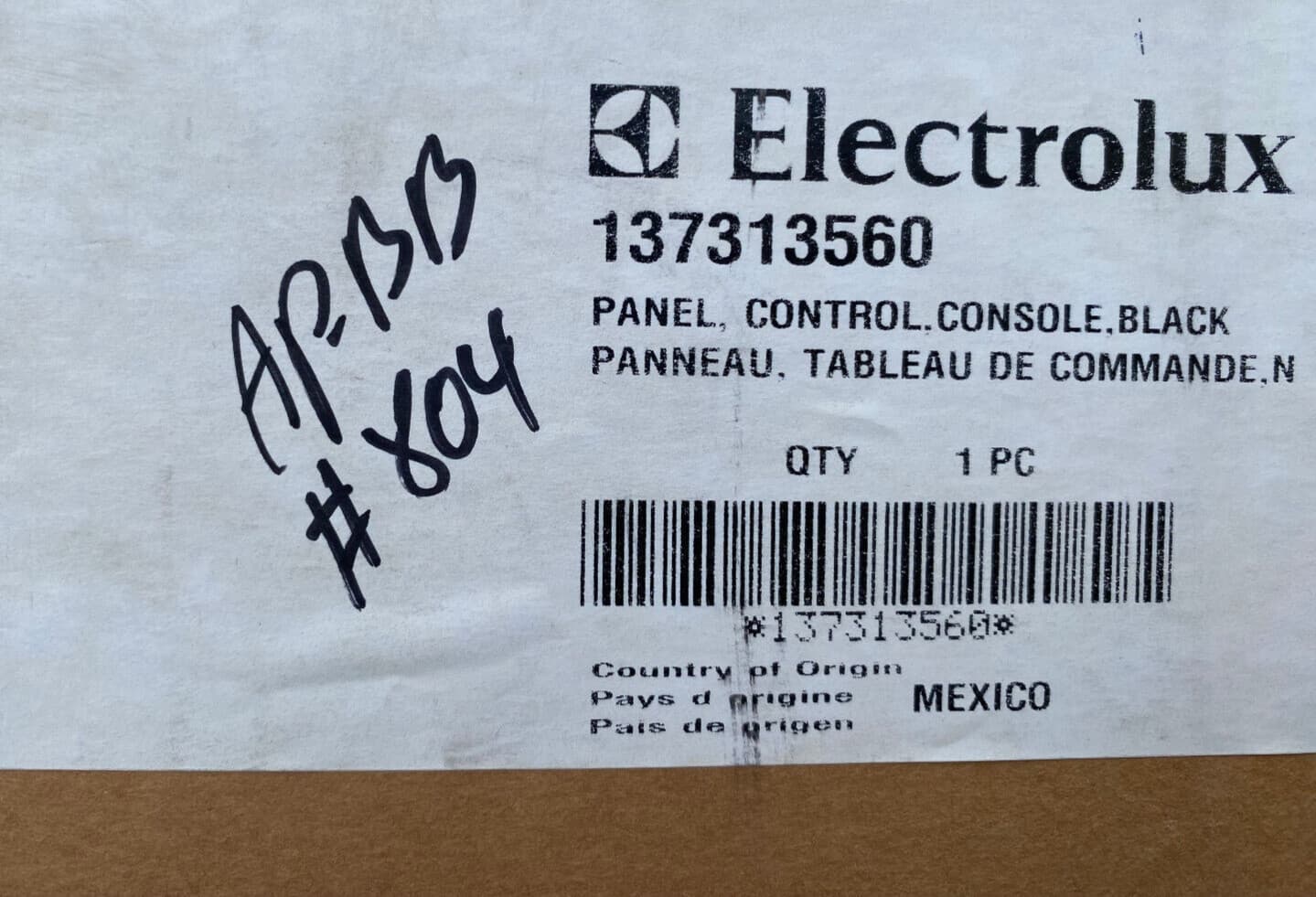 Genuine OEM Frigidaire Panel Control Console 137313560 — thumbnail 4
