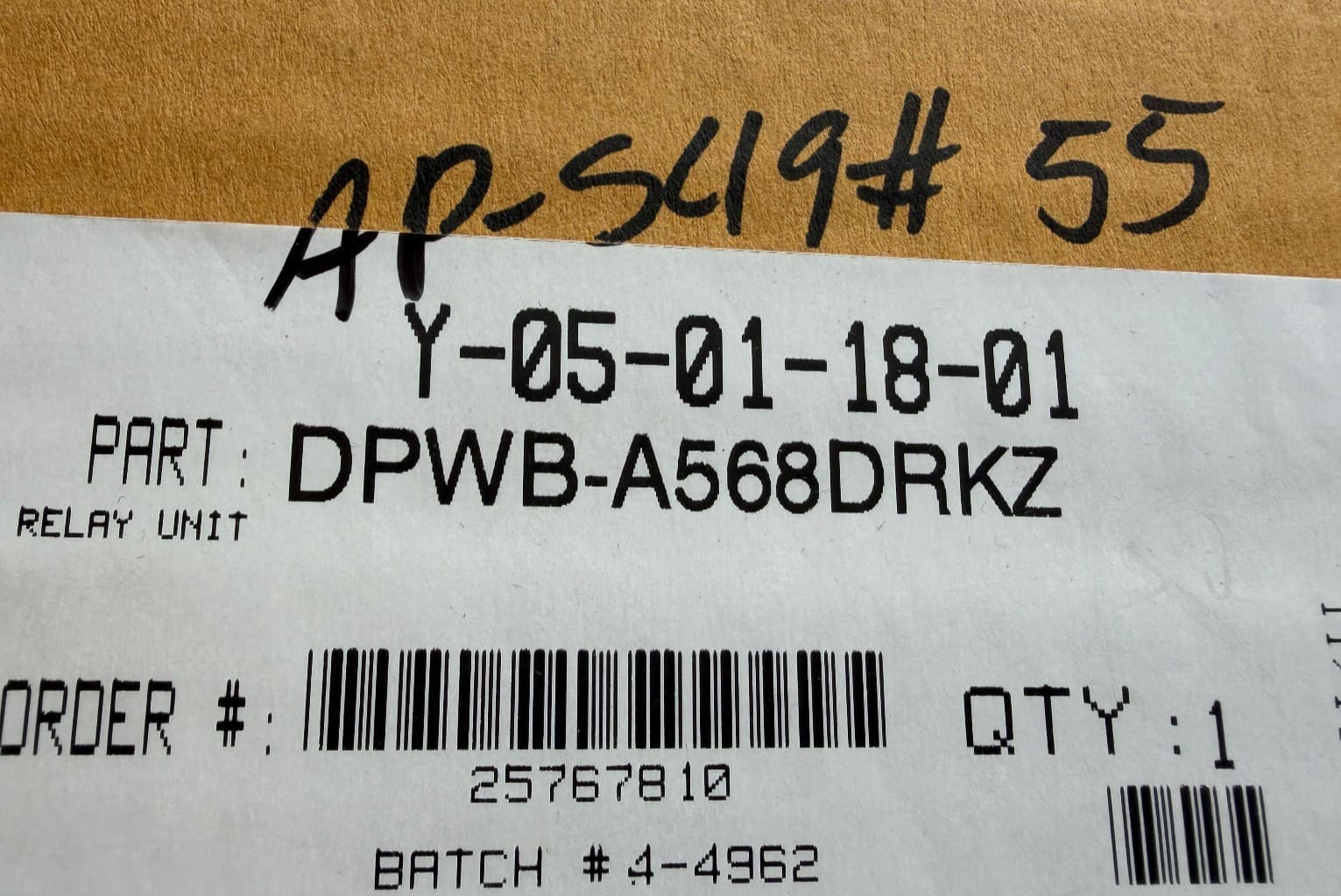 DPWB-A568DRKZ OEM Sharp Microwave  Relay Unit Genuine New — thumbnail 10