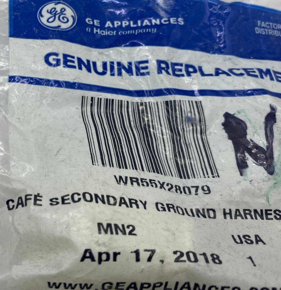 WR55X28079 OEM GE Refrigerator Cafe Secondary Ground Harness  New Genuine — thumbnail 2