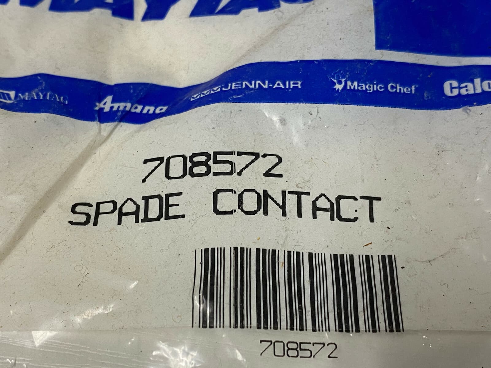 Genuine OEM Whirlpool Contact Spade 708572 — thumbnail 6