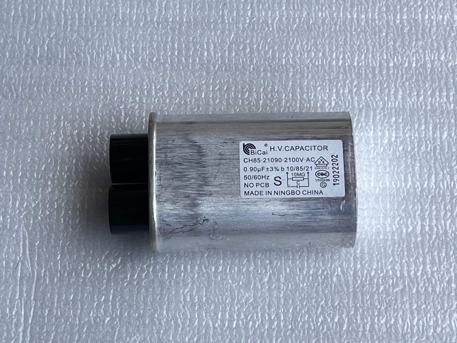 OEM Frigidaire Microwave High-Voltage Capacitor 5304509478