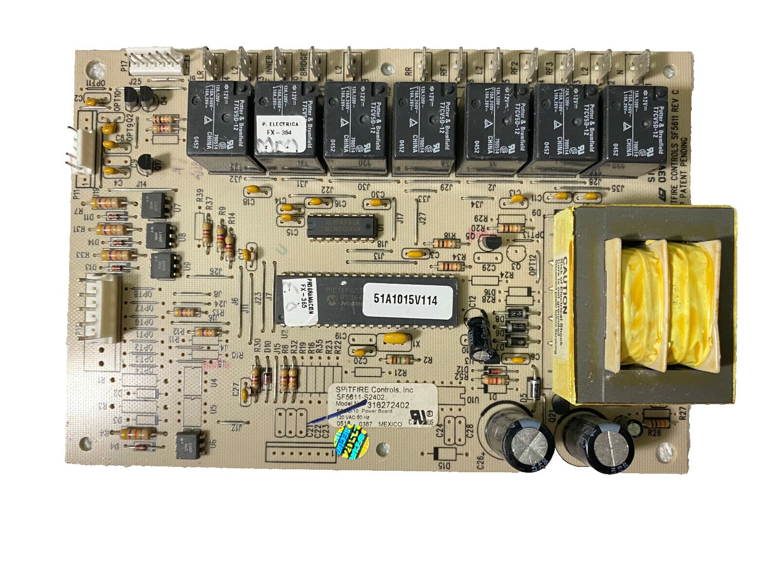 316272402 OEM Frigidaire Range Oven Relay Board Genuine