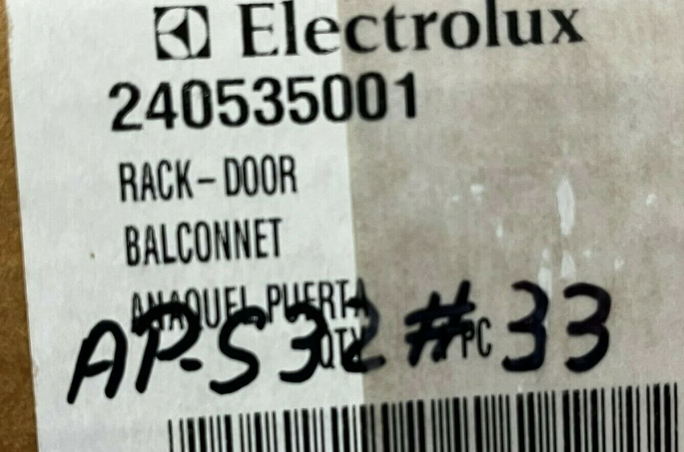 Genuine OEM Electrolux Door Rack 240535001 — thumbnail 3