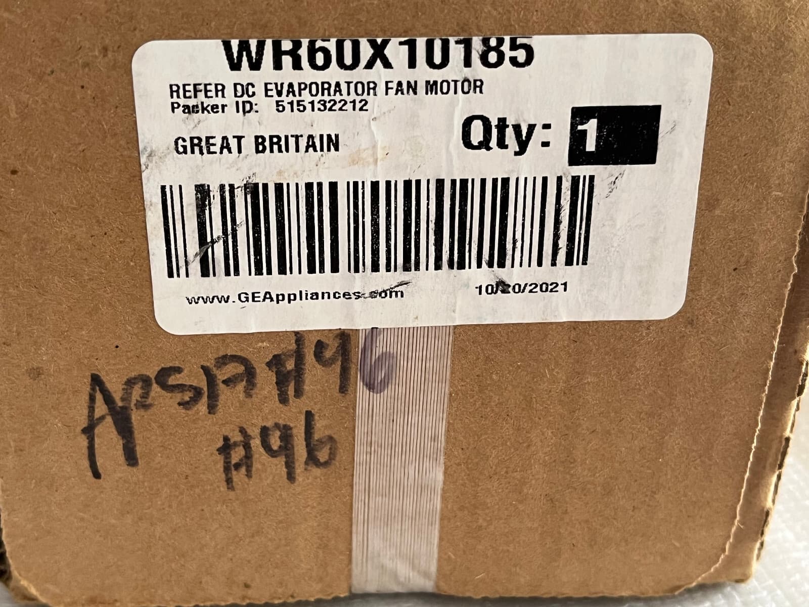 New Genuine GE Refrigerator Evaporator Fan Motor WR60X10185 — thumbnail 21