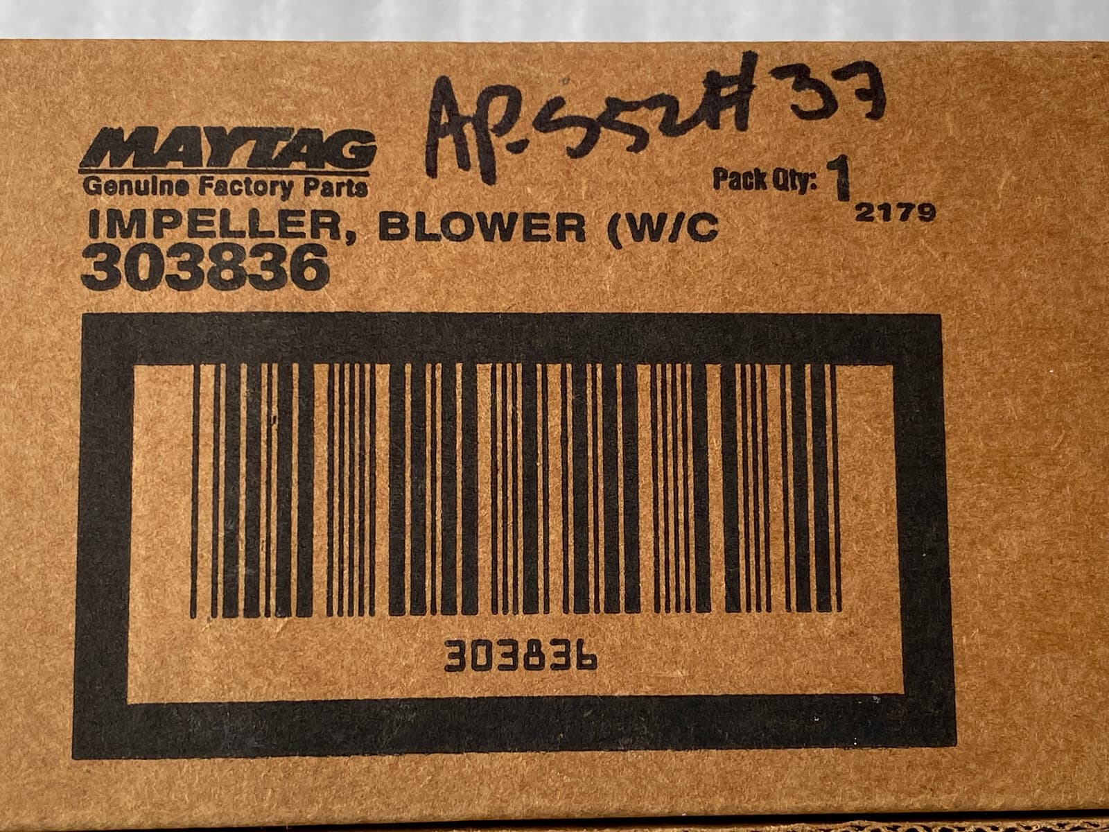 NEW  Genuine MAYTAG , Whirlpool Blower Wheel Assembly Y303836 (303836) — thumbnail 13