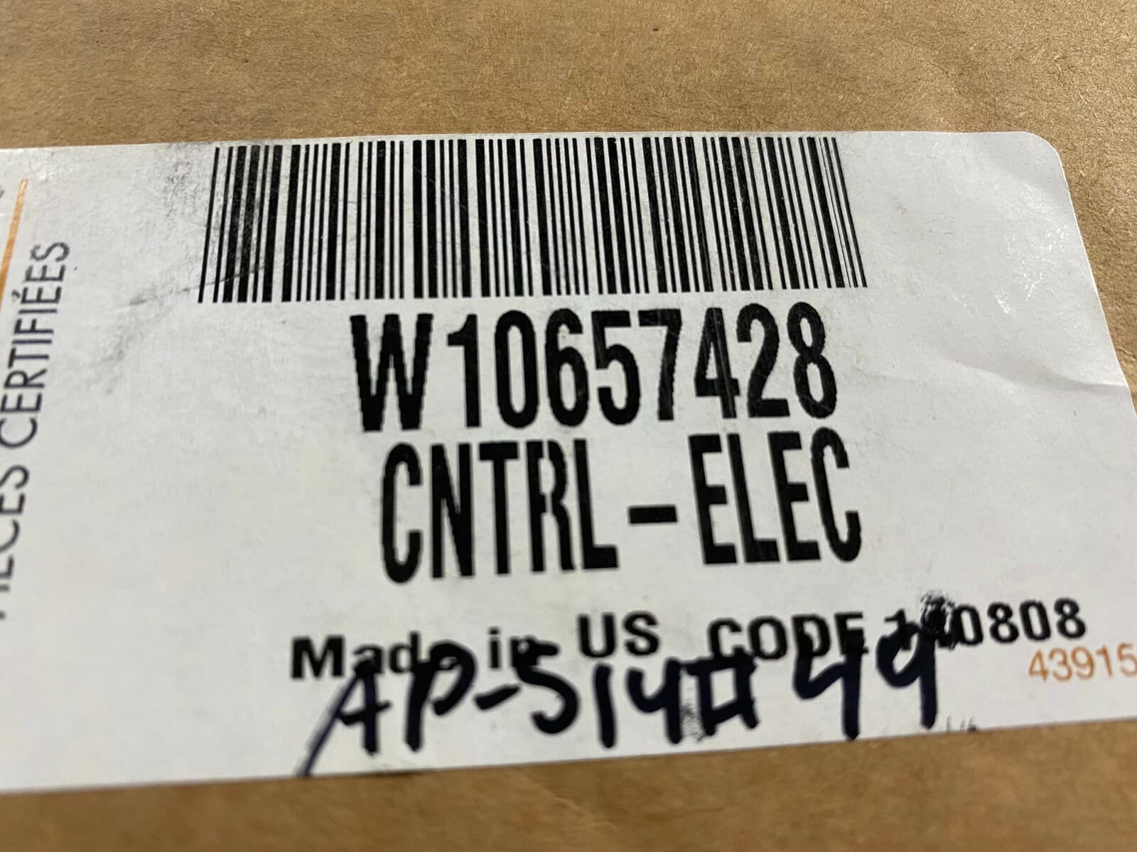 W10657428 OEM Whirlpool Dishwasher Control Board New Genuine — thumbnail 5