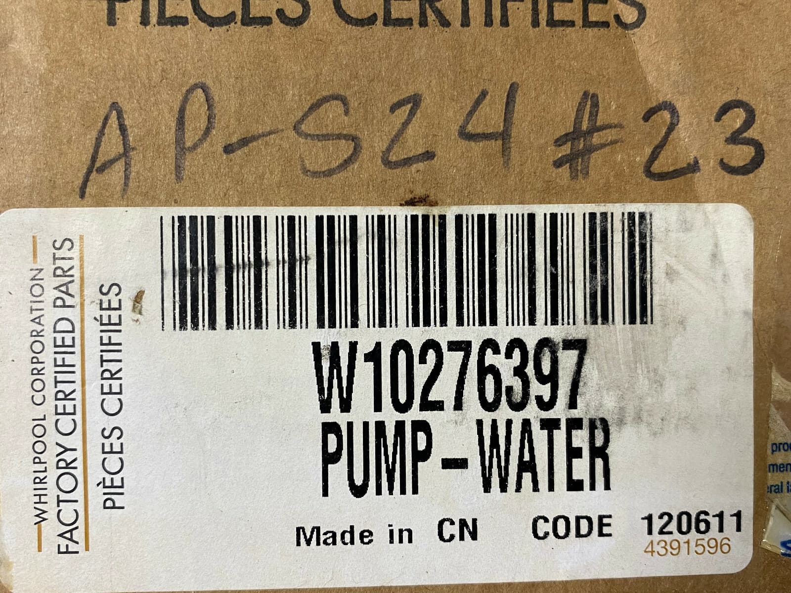 New Genuine Whirlpool  Washer Drain Pump Assembly W10276397 — thumbnail 9