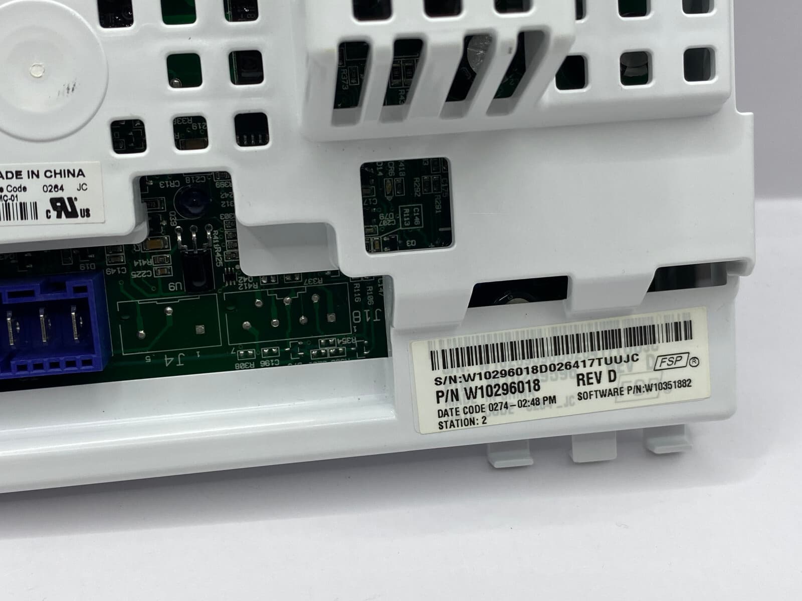 Genuine Whirlpool Washer Electronic Control Board W10393393 — thumbnail 2