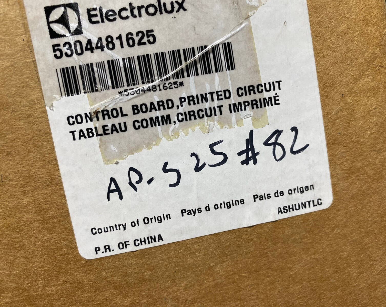 5304481625 OEM Frigidaire Microwave Electronic Control Board New Genuine — thumbnail 3