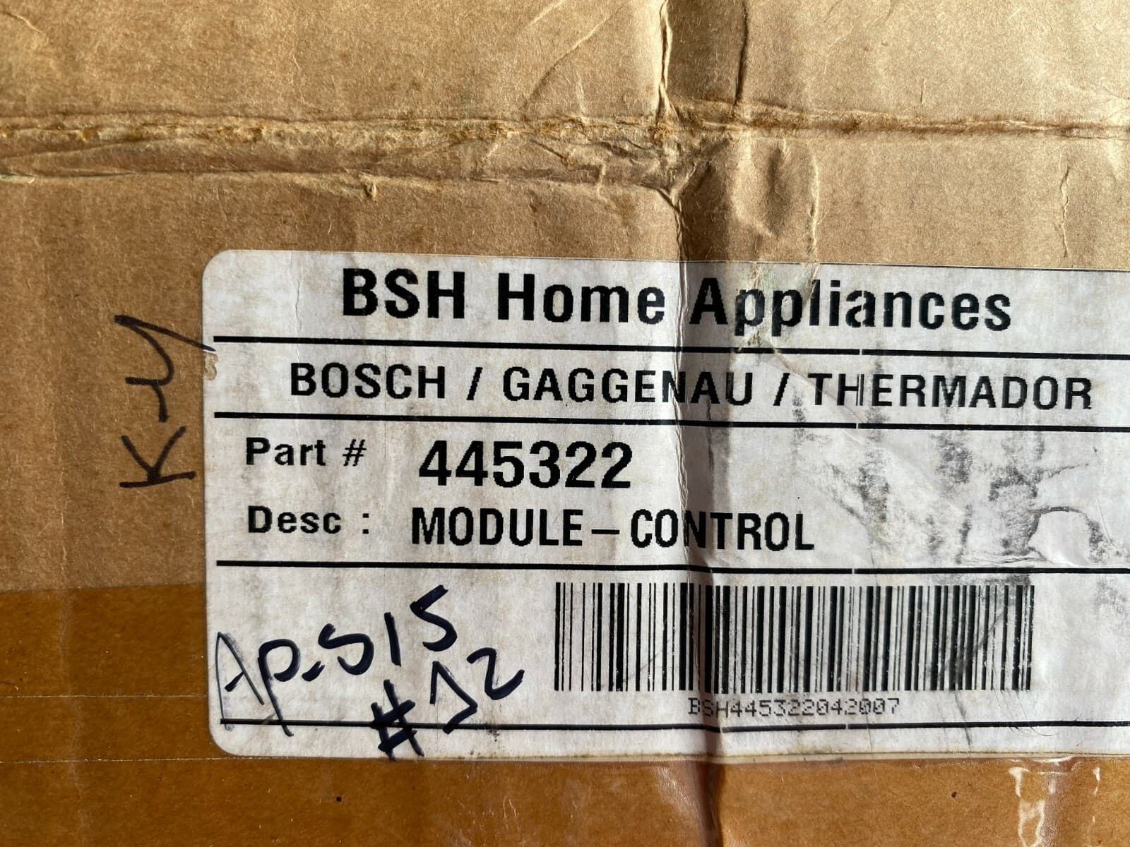 New Genuine OEM Bosch Washer Module-Control Board 00445322 (445322) — thumbnail 13