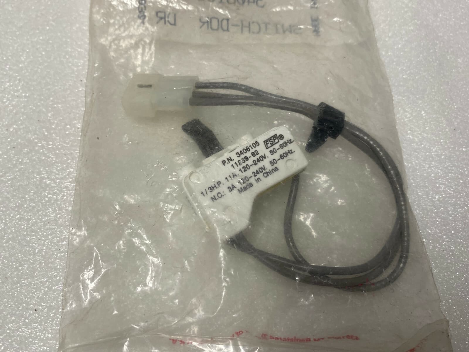 3406105 Whirlpool Dryer Door Switch Genuine OEM  NEW — thumbnail 7