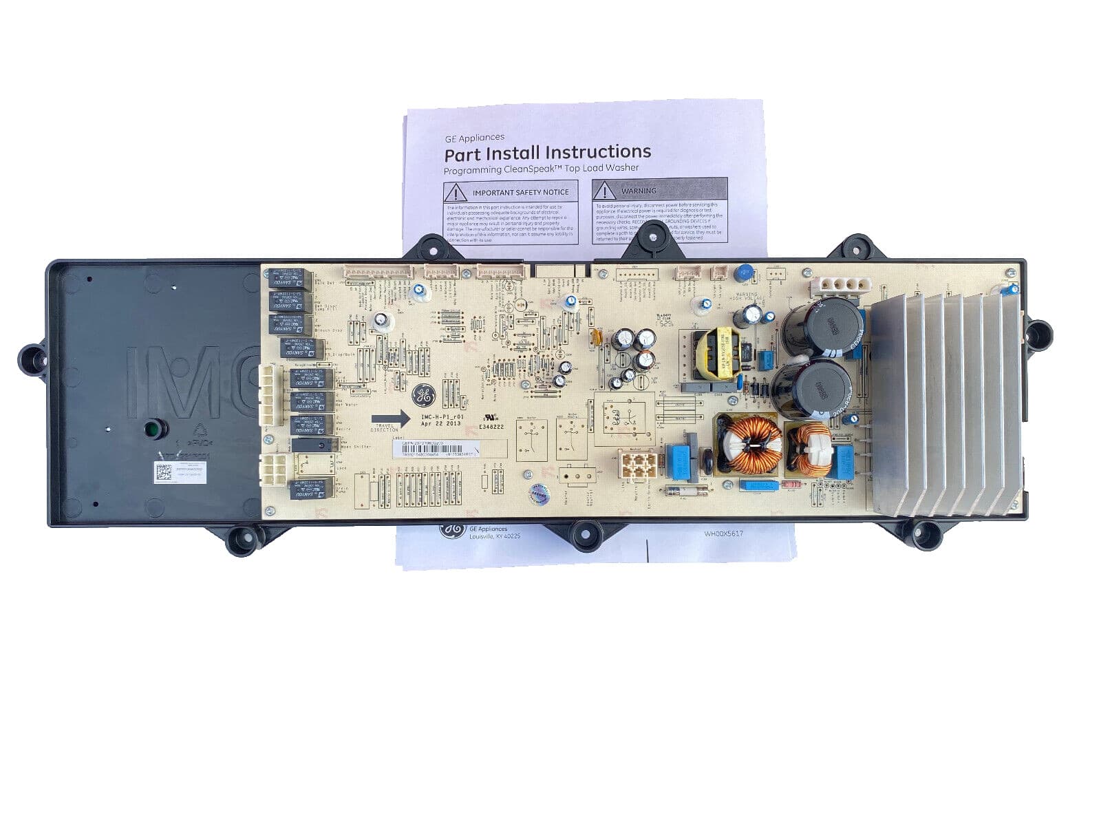 New Genuine OEM GE Washer Electronic Control Board Assembly WH12X25674