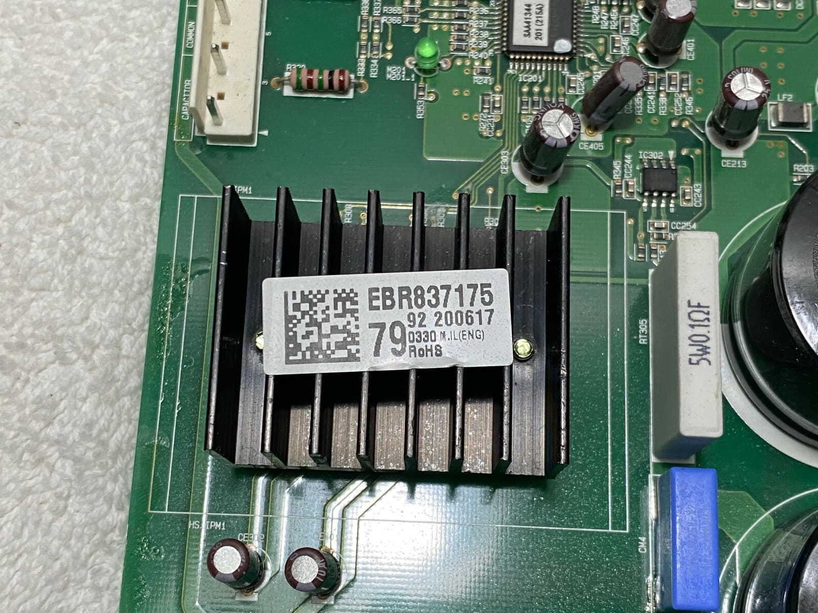 New Genuine OEM  LG Refrigerator Power Control Board Assembly EBR83717579 — thumbnail 2