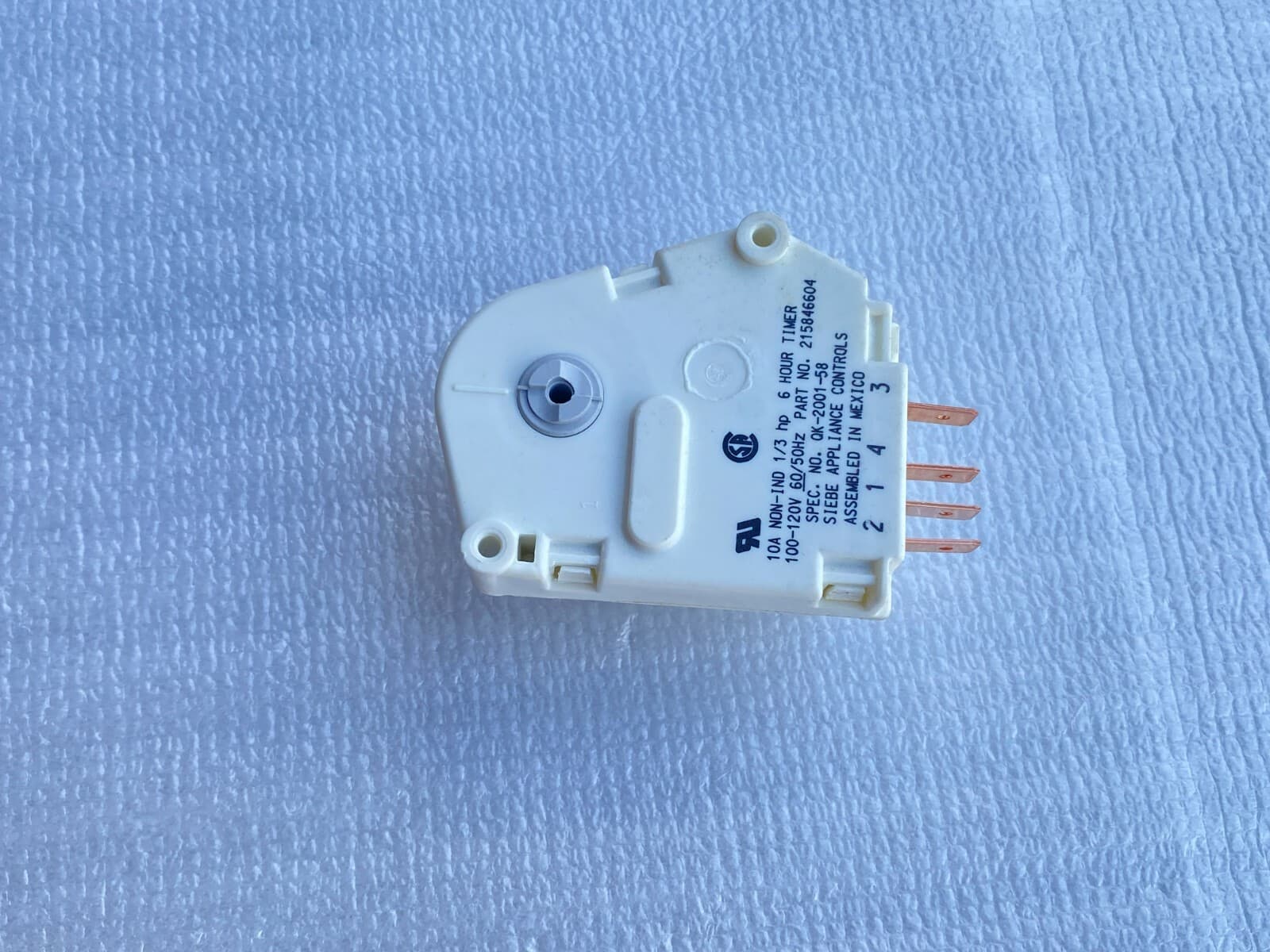 Genuine Electrolux Refrigerator Defrost Timer 215846604 — thumbnail 3