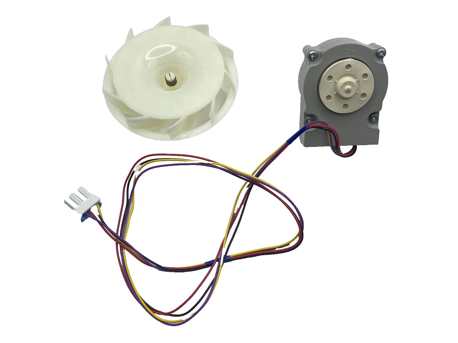 Genuine OEM LG Refrigerator Condenser Fan Motor and Blade EAU63103205 — thumbnail 9