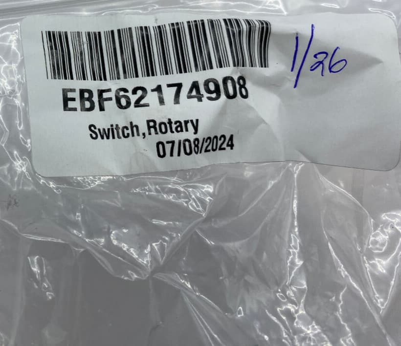 New Genuine OEM LG Electric Range Switch Rotary EBF62174908 — thumbnail 6
