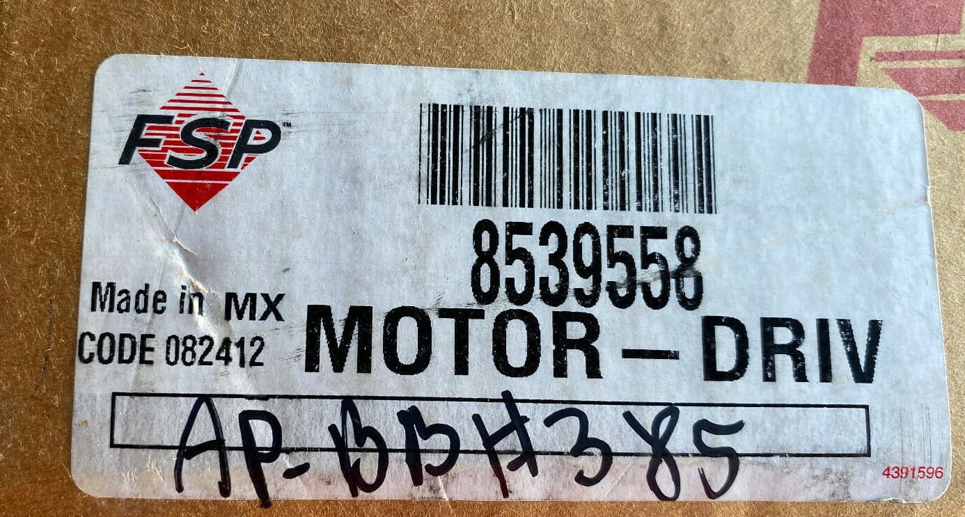 Genuine OEM Whirlpool  Dryer Drive Motor 8539558 — thumbnail 4