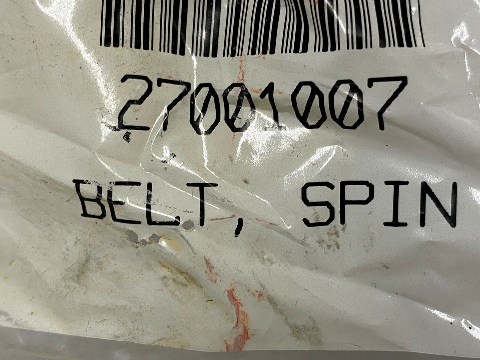Genuine OEM Whirlpool  Washer Drive Belt  27001007 — thumbnail 3
