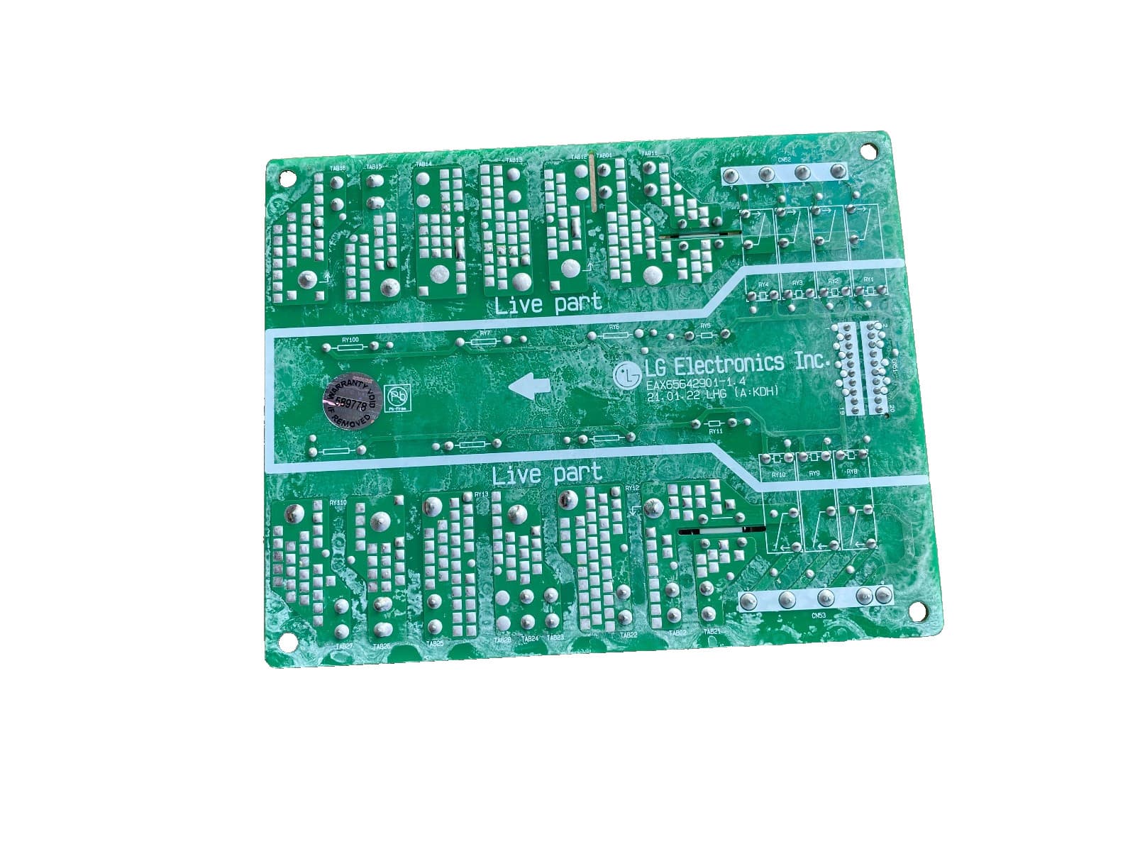 NEW Genuine OEM LG Electric Range Power Control Board Assembly EBR80595405 — thumbnail 3