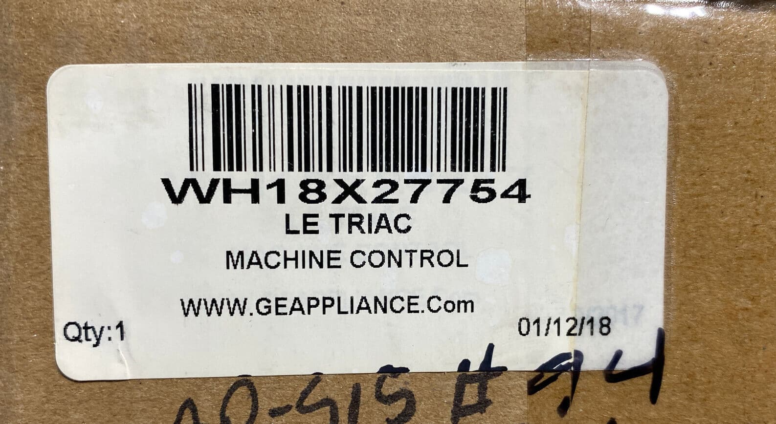 Genuine OEM GE Washer Machine Control Board WH18X27754 — thumbnail 3