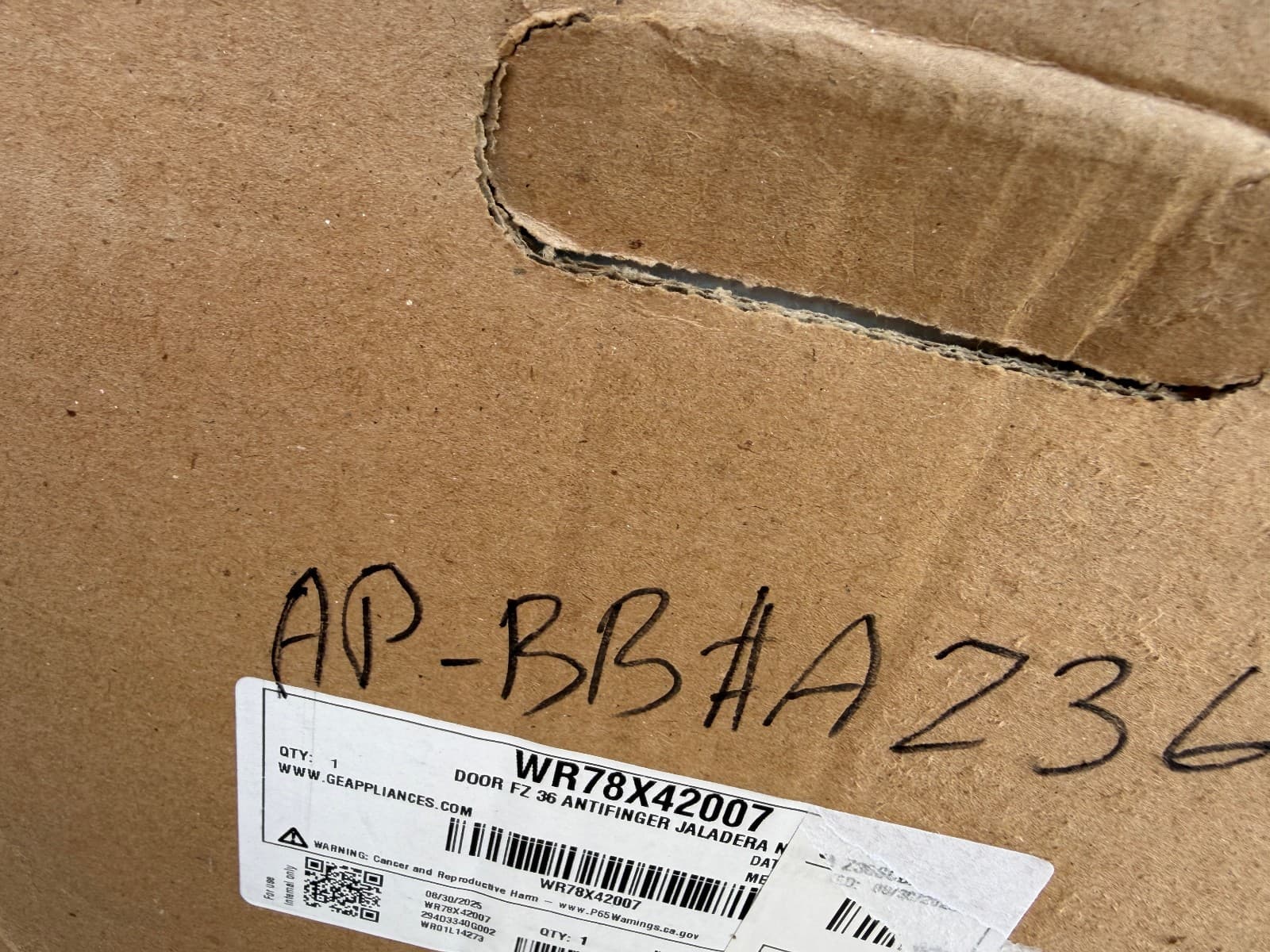 WR78X42007 OEM  GE Freezer Drawer Stainless Steel New Genuine — thumbnail 4