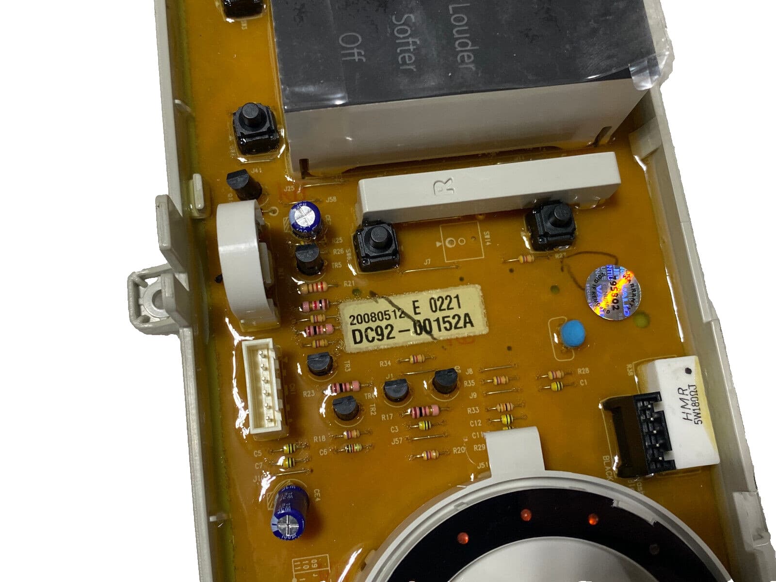 NEW Genuine OEM Samsung  Dryer User Interface Display Board DC92-00152A — thumbnail 2
