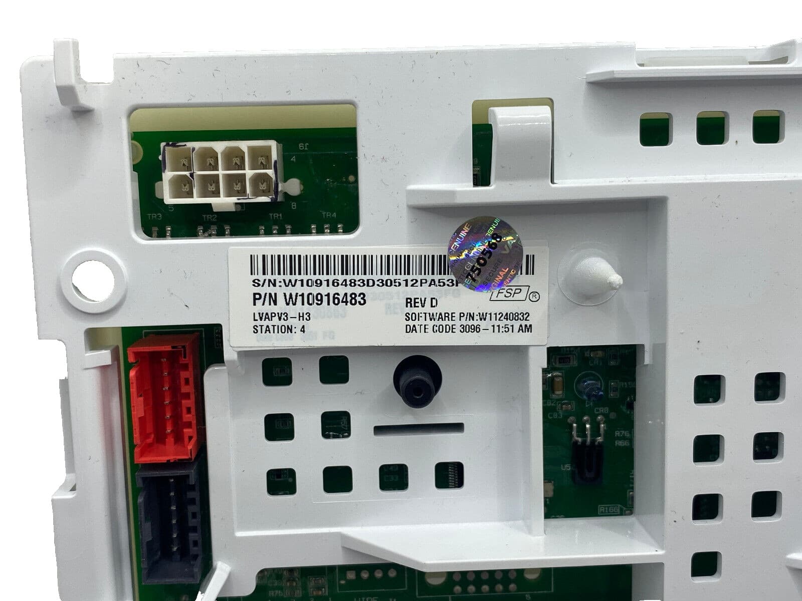 NEW Genuine OEM Whirlpool Washer Main Control Board W11116592 — thumbnail 2