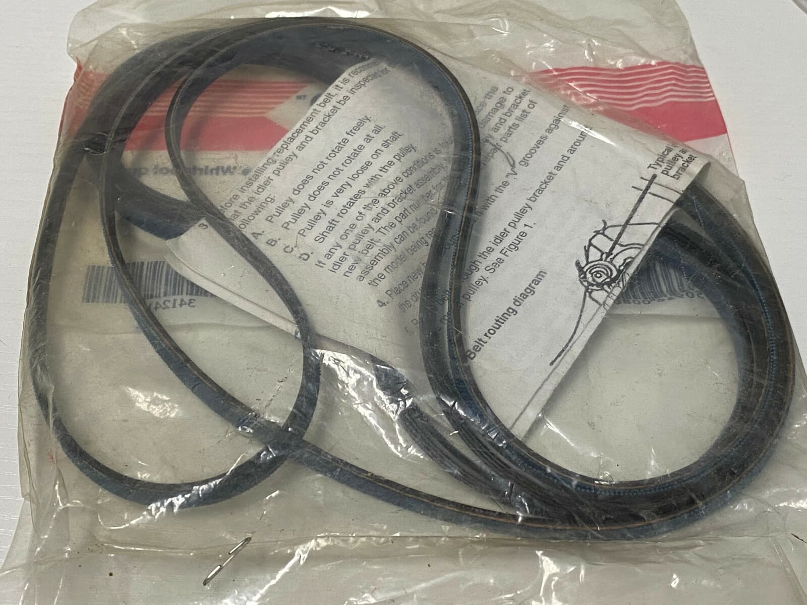 341241  OEM Whirlpool Dryer Drum Belt  (2 Pack) New Genuine — thumbnail 8