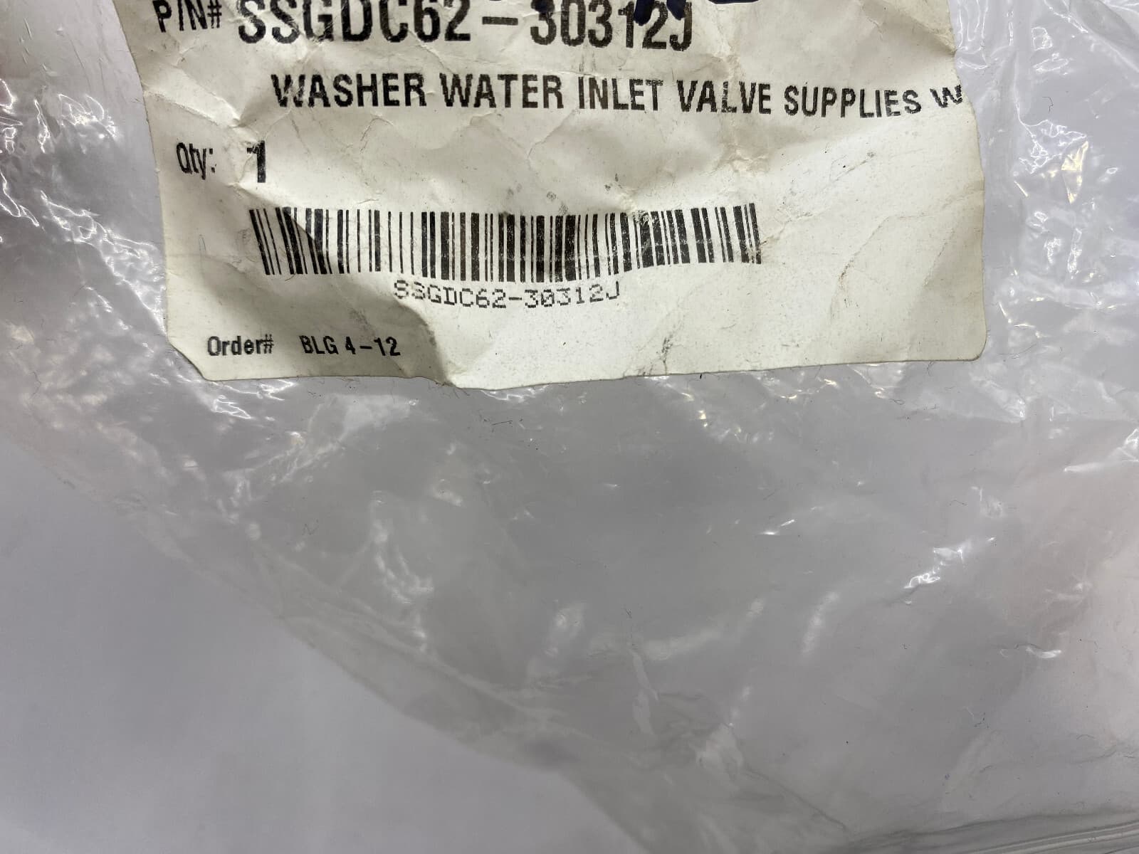 New Genuine OEM Samsung Washer Water Inlet Valve DC62-30312J — thumbnail 6