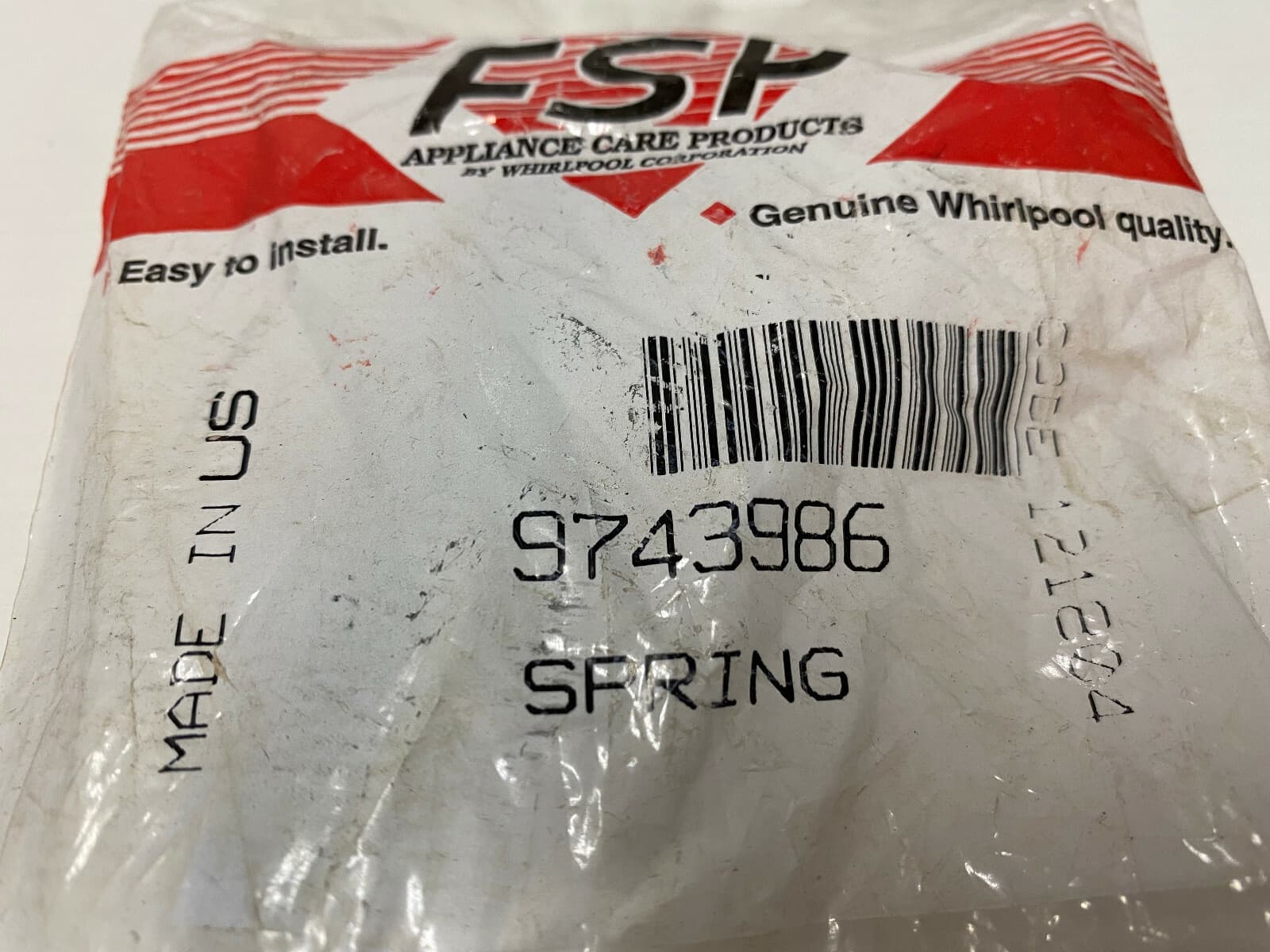 NEW Genuine Whirlpool Dishwasher Door Spring 9743986 — thumbnail 5