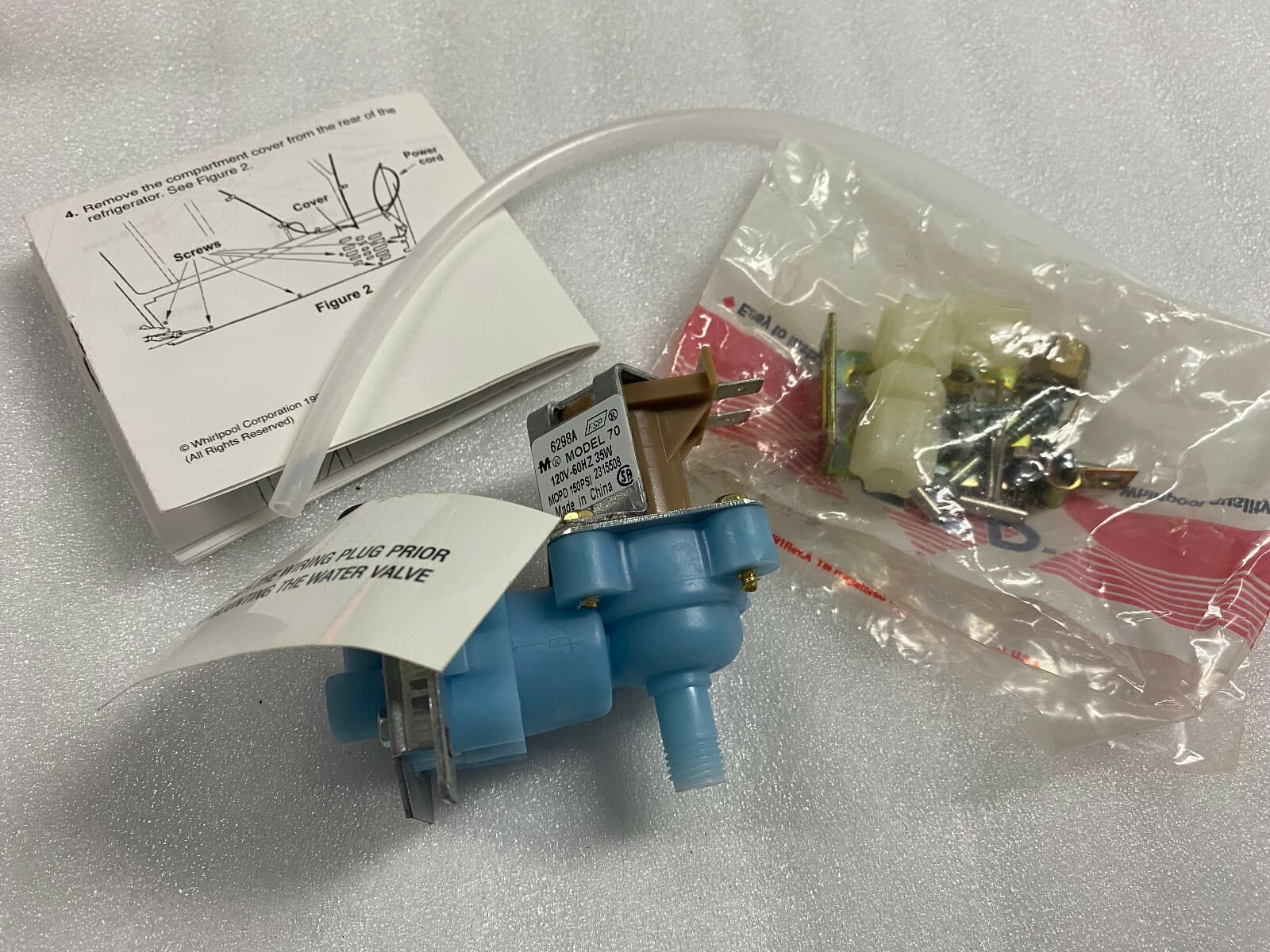 NEW Genuine Whirlpool Refrigerator Water Inlet Valve 4318047 — thumbnail 3