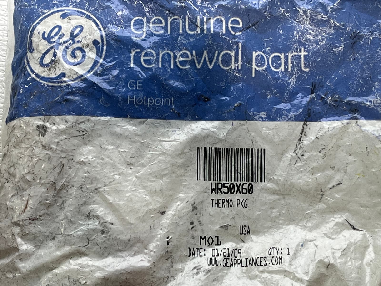 New Genuine  GE Defrost Thermostat WR50X60 — thumbnail 2