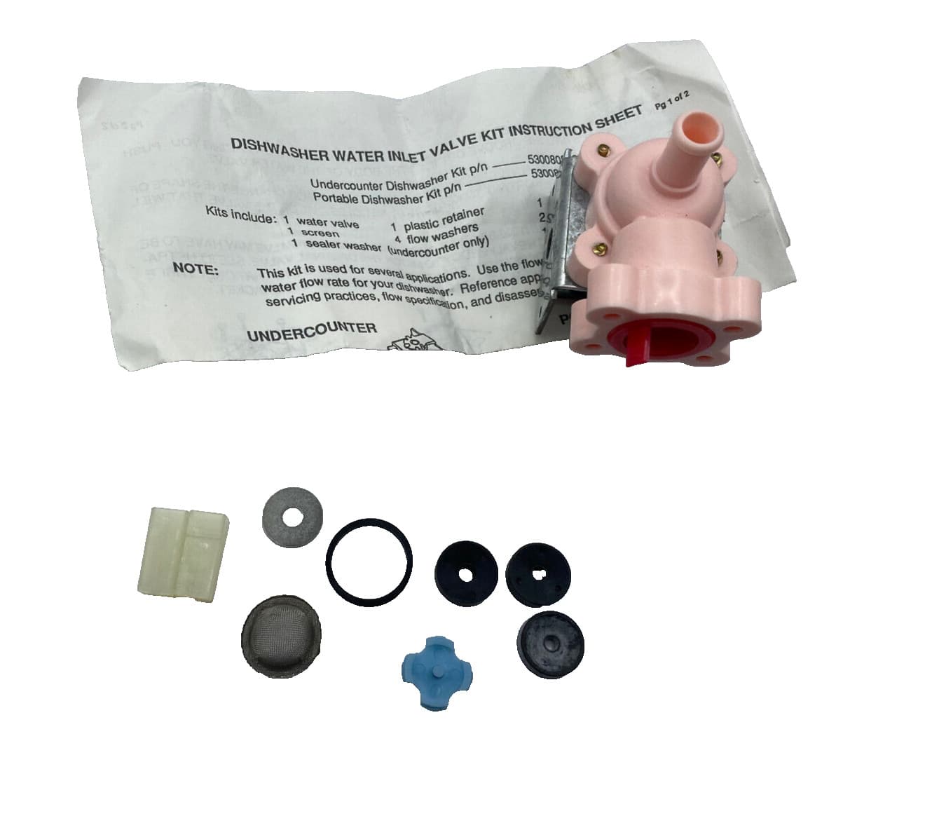 Genuine OEM Frigidaire Dishwasher Water Inlet Valve Kit 5300808960 — thumbnail 4