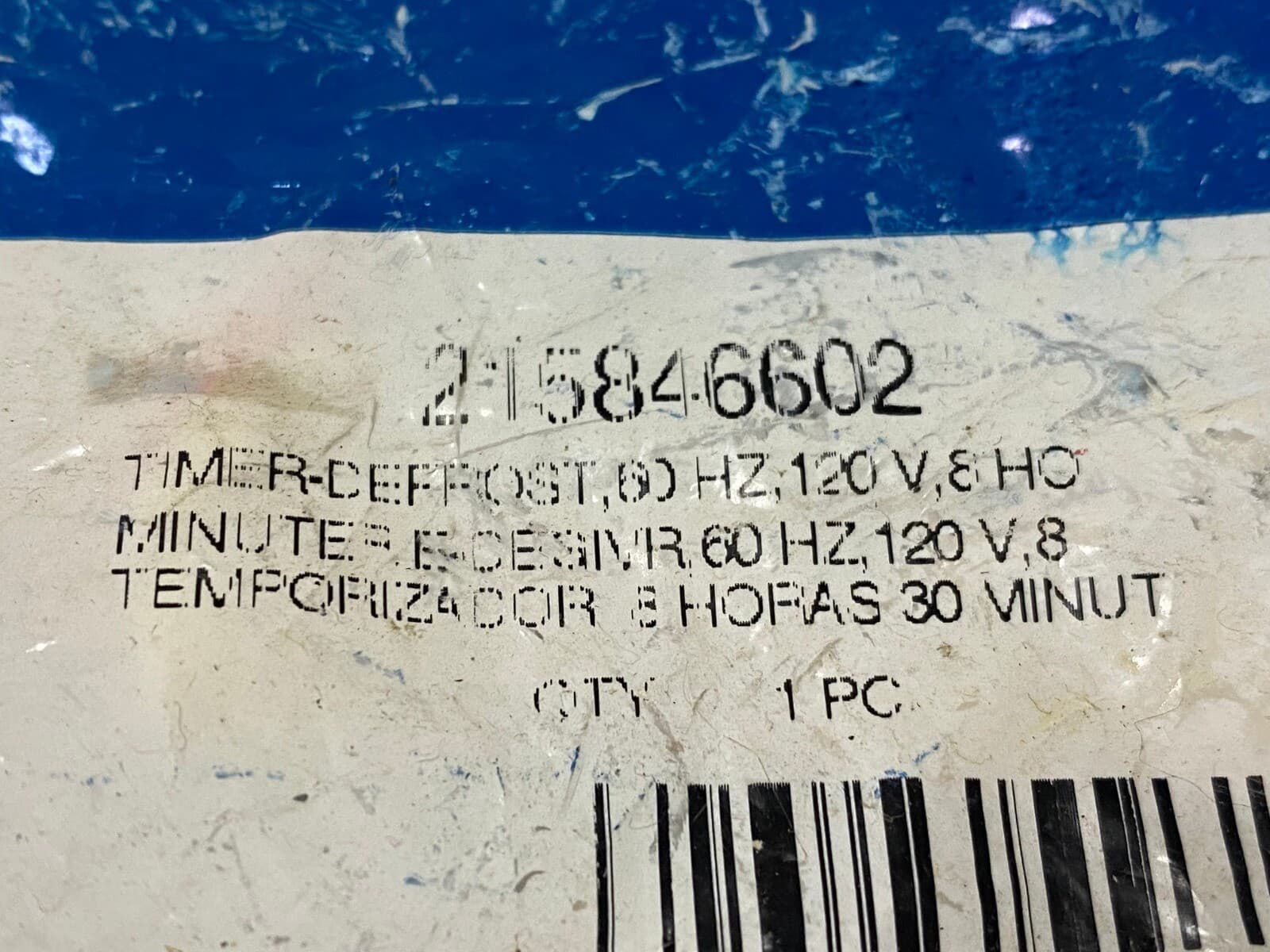 215846602 OEM Frigidaire Refrigerator Defrost Timer NEW GENUINE — thumbnail 4